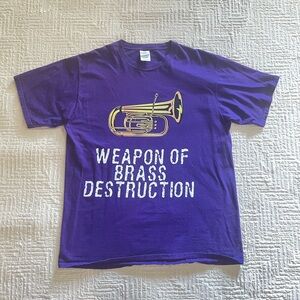 Purple T shirt for man